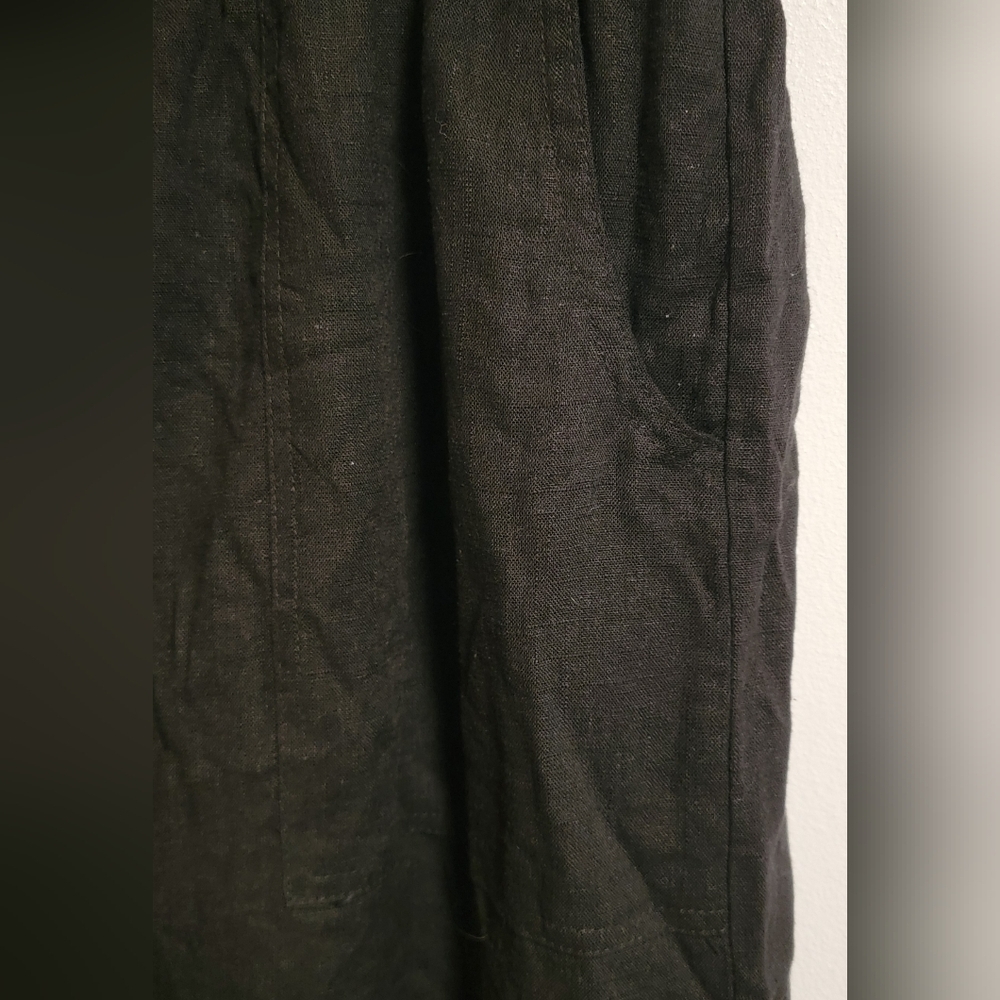 Hayden Los Angeles Linen Blend Paper Bag Waist Wide Leg Resortwear Whimsigoth 3X - Picture 5 of 9